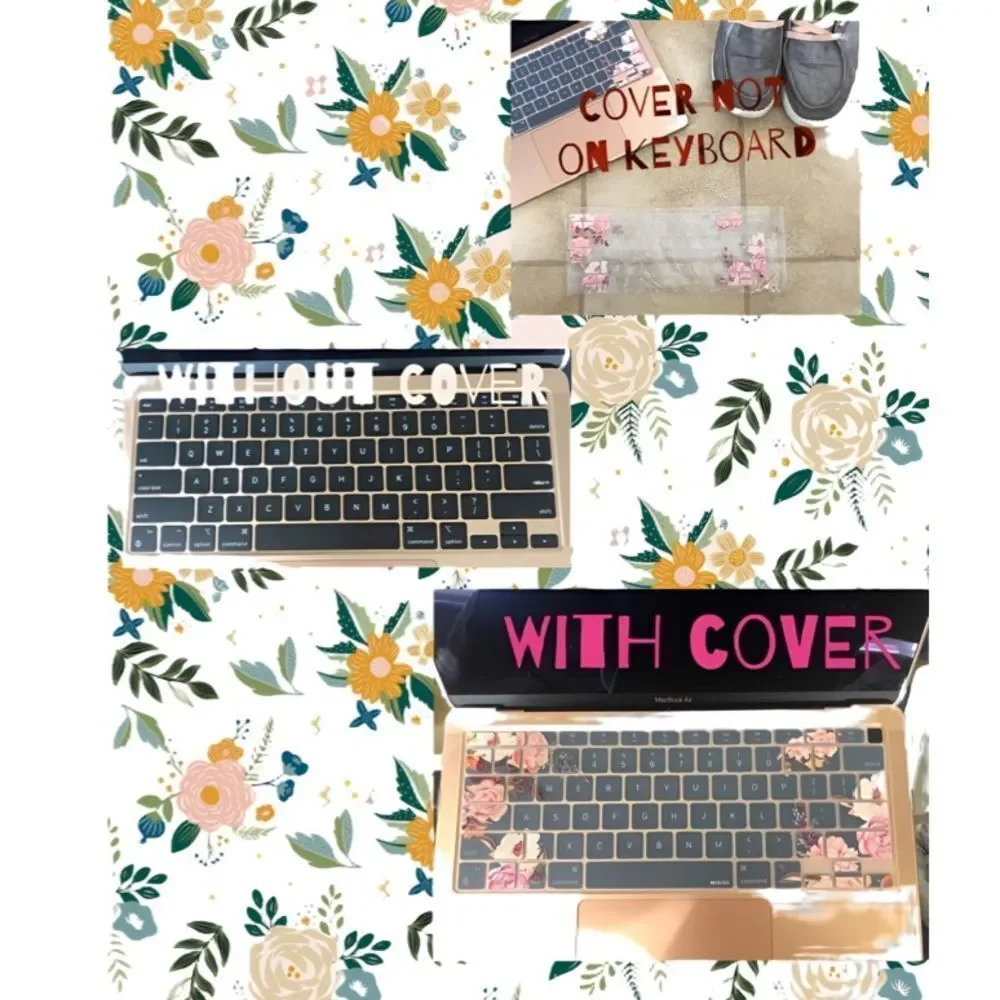 Flowered keyboard Cover Electronics Brand New